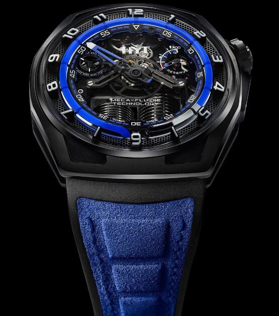 Review Replica HYT Hastroid Supernova Blue H02754-A watch - Click Image to Close